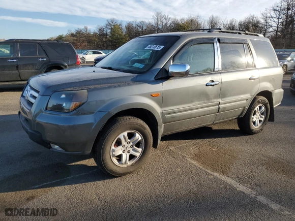 2007 Honda Pilot LX with VIN 5FNYF28167B016841, listed as a Copart auction lot 48018615 with 139,993 mi miles and Salvage Title. Bid and sale history available at carsss.com. Image 1.