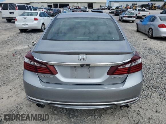 2016 Honda Accord Sport with VIN 1HGCR2F5XGA065526, listed as a Copart auction lot 58016535 with 79,328 mi miles and Salvage title. Bid and sale history available at DreamBid. Image 6.