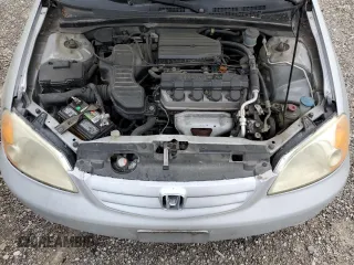 2001 Honda Civic LX with VIN JHMES16551S010763, listed as a Copart auction lot 55712494 with 91,055 mi miles and Clean Title. Bid and sale history available at carsss.com. Image 11.