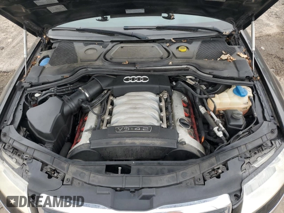 2005 Audi A8 L with VIN WAUML44E65N016605, listed as a Copart auction lot 86596774 with 161,385 mi miles and Clean Title. Bid and sale history available at carsss.com. Image 11.