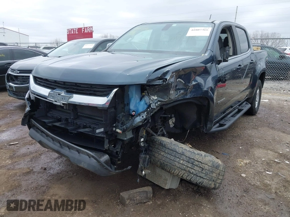 2019 Chevrolet Colorado 4WD Work Truck with VIN 1GCGTBEN8K1306088, listed as a IAAI auction lot 41807366 with 57,376 mi miles. Bid and sale history available at carsss.com. Image 17.