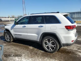 2021 Jeep Grand Cherokee Limited z VIN 1C4RJFBG1MC840455, wystawiony jako Copart lot #46130535 z przebiegiem 27 594 mil mil oraz Szkoda całkowita • Salvage title. Historia ofert i sprzedaży dostępna na DreamBid. Obrazek 2.
