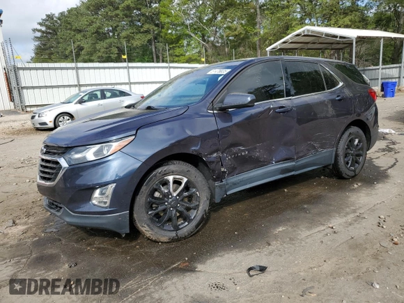 2019 Chevrolet Equinox LT with VIN 3GNAXKEV6KL246869, listed as a Copart auction lot 51476835 with 55,674 mi miles and Salvage Title. Bid and sale history available at DreamBid. Image 1.