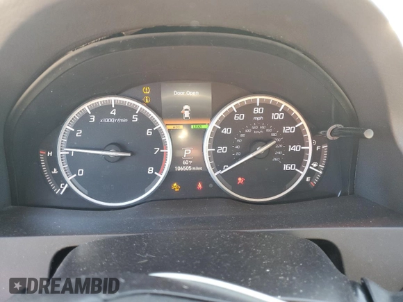 2017 Acura RDX w/Advance Pkg with VIN 5J8TB4H73HL029097, listed as a Copart auction lot 81229374 with 106,505 mi miles and Salvage Title. Bid and sale history available at carsss.com. Image 9.