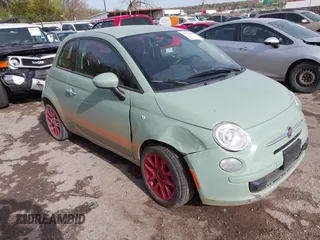 2016 FIAT 500 Easy with VIN 3C3CFFKR0GT125964, listed as a IAAI auction lot 41931189 with 90,237 mi miles. Bid and sale history available at carsss.com. Image 1.