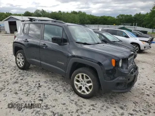 2018 Jeep Renegade Latitude with VIN ZACCJBBB2JPJ11789, listed as a Copart auction lot 61667685 with 113,311 mi miles and Salvage title. Bid and sale history available at DreamBid. Image 4.