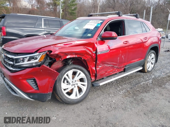 2021 Volkswagen Atlas SEL with VIN 1V2BE2CA7MC209782, listed as a IAAI auction lot 41148446 with 38,099 mi miles and . Bid and sale history available at DreamBid. Image 17.