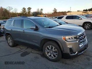 2021 GMC Acadia SLT z VIN 1GKKNUL42MZ197923, wystawiony jako Copart lot #82309214 z przebiegiem 93 223 mil mil oraz Szkoda całkowita • Salvage title. Historia ofert i sprzedaży dostępna na DreamBid. Obrazek 4.