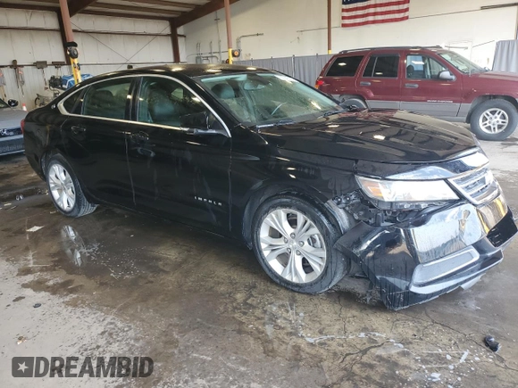 2014 Chevrolet Impala LT with VIN 2G1115SL3E9196138, listed as a Copart auction lot 66649425 with 41,167 mi miles and Salvage title. Bid and sale history available at DreamBid. Image 4.