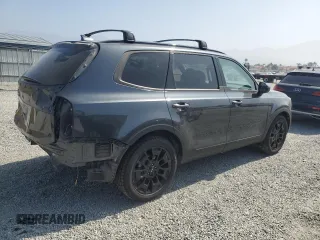 2022 Kia Telluride EX with VIN 5XYP3DHC4NG286223, listed as a Copart auction lot 58838925 with 45,444 mi miles and Salvage title. Bid and sale history available at DreamBid. Image 3.