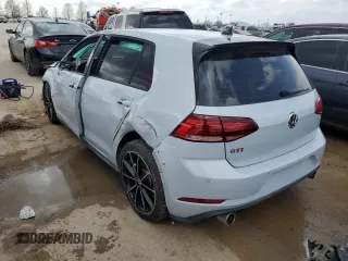 2021 Volkswagen Golf GTI S with VIN 3VW5T7AU7MM002352, listed as a Copart auction lot 46794044 with 0 mi miles and Salvage Title. Bid and sale history available at carsss.com. Image 2.