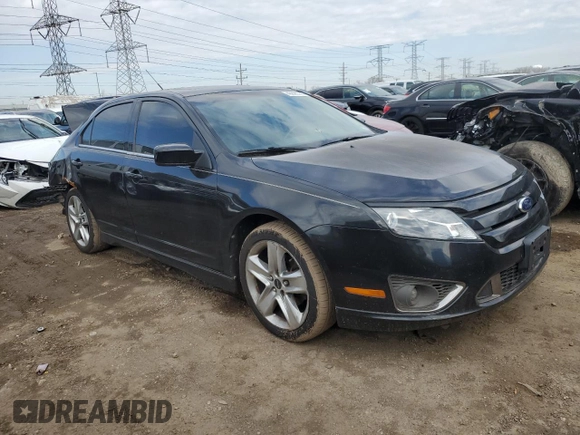 2012 Ford Fusion SPORT with VIN 3FAHP0KC9CR315430, listed as a Copart auction lot 49895735 with 158,574 mi miles and Salvage Title. Bid and sale history available at carsss.com. Image 4.