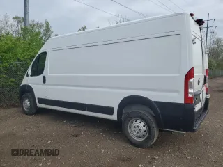 2023 Ram ProMaster Cargo with VIN 3C6LRVDG6PE563926, listed as a Copart auction lot 50719635 with 45,566 mi miles and Clean Title. Bid and sale history available at carsss.com. Image 2.