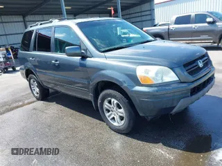 2003 Honda Pilot EX with VIN 2HKYF18403H552829, listed as a IAAI auction lot 41929394 with 279,546 mi miles. Bid and sale history available at carsss.com. Image 1.