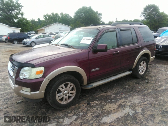 2008 Ford Explorer Eddie Bauer с VIN 1FMEU64E68UA50596, выставлен на аукционе IAAI как лот 42506449 с пробегом 130 660 миль миль и . История ставок и продаж доступна на DreamBid. Изображение 2.
