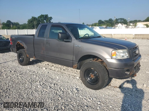 2007 Ford F-150 STX with VIN 1FTRX14W87FB44328, listed as a Copart auction lot 65036455 with 102,334 mi miles and Clean title. Bid and sale history available at DreamBid. Image 4.