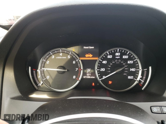 2017 Acura MDX w/Advance Pkg with VIN 5FRYD4H88HB036409, listed as a Copart auction lot 69837222 with 71,306 mi miles. Bid and sale history available at carsss.com. Image 9.