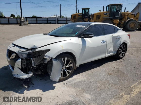 2017 Nissan Maxima Platinum with VIN 1N4AA6AP4HC376166, listed as a Copart auction lot 56360605 with 173,031 mi miles and Salvage title. Bid and sale history available at DreamBid. Image 1.