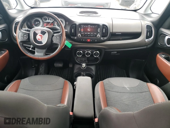 2015 FIAT 500L Urbana Trekking with VIN ZFBCFADH4FZ033544, listed as a Copart auction lot 76069444 with 85,063 mi miles and Salvage Title. Bid and sale history available at carsss.com. Image 8.