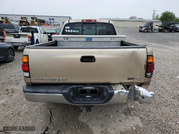 2002 Toyota Tundra SR5 with VIN 5TBRT34112S297226, listed as a Copart auction lot 52827615 with 243,894 mi miles and Clean Title. Bid and sale history available at carsss.com. Image 6.