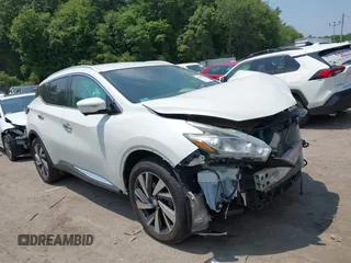 2015 Nissan Murano Platinum with VIN 5N1AZ2MH8FN206227, listed as a IAAI auction lot 42485301 with 94,815 mi miles and . Bid and sale history available at DreamBid. Image 1.