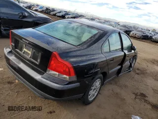 2004 Volvo S60 with VIN YV1RS61T142350562, listed as a Copart auction lot 80986904 with 156,692 mi miles and Salvage Title. Bid and sale history available at carsss.com. Image 3.