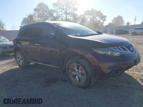 2014 Nissan Murano SV with VIN JN8AZ1MU6EW408380, listed as a IAAI auction lot 41139871 with 254,159 mi miles and . Bid and sale history available at DreamBid. Image 1.