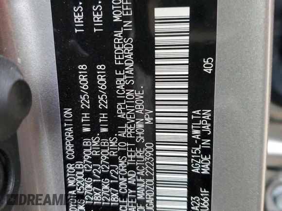 2020 Lexus NX 300 z VIN JTJGARDZ0L2223900, wystawiony jako Copart lot #52326505 z przebiegiem 67 922 mil mil oraz Szkoda całkowita • Salvage title. Historia ofert i sprzedaży dostępna na DreamBid. Obrazek 14.