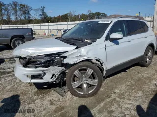 2018 Volkswagen Tiguan SEL Premium with VIN 3VV5B7AX0JM004196, listed as a Copart auction lot 80034894 with 91,480 mi miles and Salvage Title. Bid and sale history available at carsss.com. Image 1.