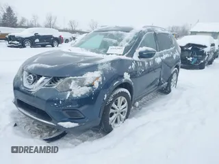 2014 Nissan Rogue S with VIN 5N1AT2MV2EC853126, listed as a IAAI auction lot 41612903 with 118,311 mi miles. Bid and sale history available at carsss.com. Image 2.
