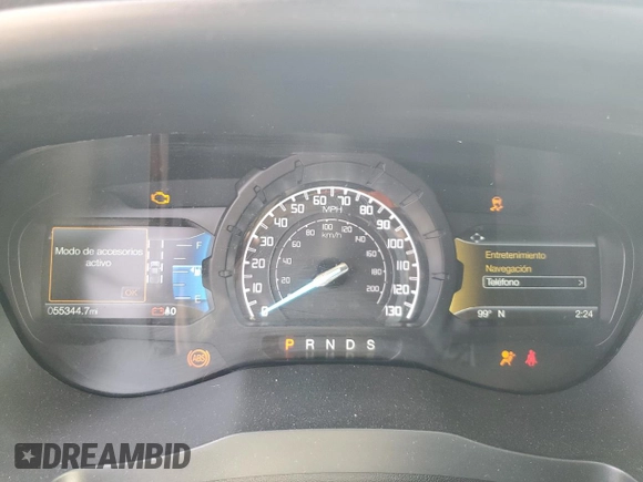 2020 Ford Ranger XL with VIN 1FTER4EH6LLA30222, listed as a Copart auction lot 69712924 with 55,344 mi miles and Salvage Title. Bid and sale history available at DreamBid. Image 9.