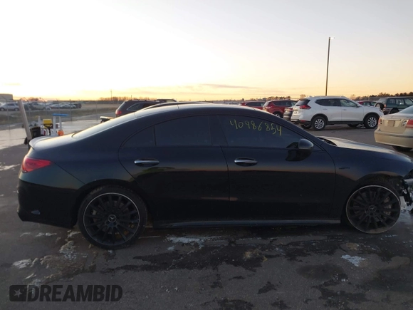 2022 Mercedes-Benz CLA 35 AMG with VIN W1K5J5BB3NN319262, listed as a IAAI auction lot 40986854 with 53,360 mi miles and . Bid and sale history available at DreamBid. Image 13.