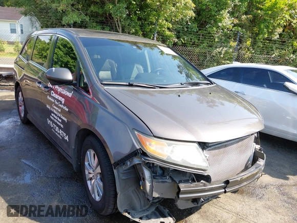 2015 Honda Odyssey EX-L z VIN 5FNRL5H61FB126947, wystawiony jako IAAI lot #42165599 z przebiegiem 213 058 mil mil oraz . Historia ofert i sprzedaży dostępna na DreamBid. Obrazek 1.