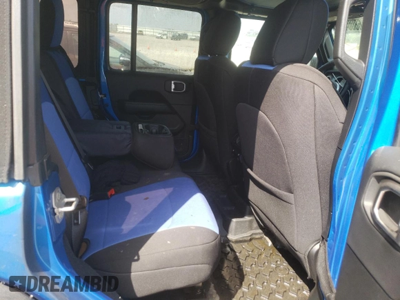 2022 Jeep Wrangler Unlimited Rubicon with VIN 1C4JJXFM7NW237044, listed as a Copart auction lot 68004203 with Not provided miles and Salvage title. Bid and sale history available at DreamBid. Image 10.