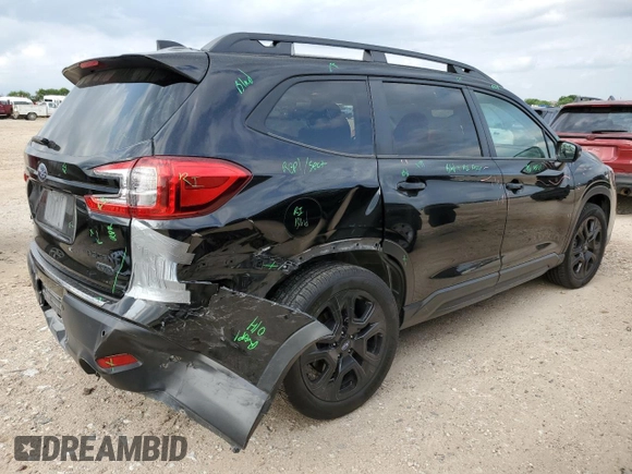 2023 Subaru Ascent Onyx with VIN 4S4WMAHD9P3441805, listed as a Copart auction lot 53752995 with 37,734 mi miles and Salvage title. Bid and sale history available at DreamBid. Image 3.