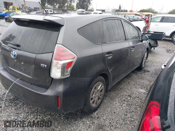 2017 Toyota Prius v Two with VIN JTDZN3EU6HJ069884, listed as a IAAI auction lot 41493416 with 37,716 mi miles. Bid and sale history available at carsss.com. Image 4.