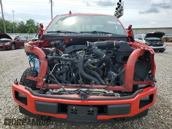2018 Ford F-150 XL with VIN 1FTEW1EG0JFB83060, listed as a Copart auction lot 61973655 with 88,638 mi miles and Salvage title. Bid and sale history available at DreamBid. Image 5.