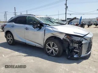 2023 Lexus RX 350 with VIN 2T2BAMCA0PC026398, listed as a Copart auction lot 62109625 with 25,324 mi miles and Salvage title. Bid and sale history available at DreamBid. Image 4.
