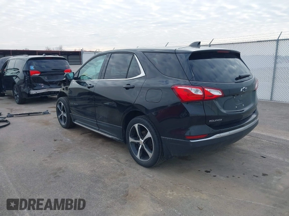 2020 Chevrolet Equinox LT with VIN 2GNAXKEV8L6105369, listed as a IAAI auction lot 41650666 with 114,052 mi miles. Bid and sale history available at carsss.com. Image 3.