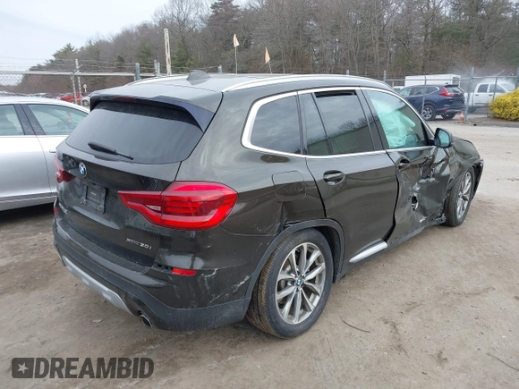 2019 BMW X3 xDrive30i with VIN 5UXTR9C51KLD98868, listed as a IAAI auction lot 41707784 with 65,306 mi miles and . Bid and sale history available at DreamBid. Image 4.