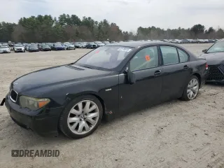 2004 BMW 7 Series 745i with VIN WBAGL63404DP71724, listed as a Copart auction lot 52178015 with Not Provided miles and Clean Title. Bid and sale history available at DreamBid. Image 1.