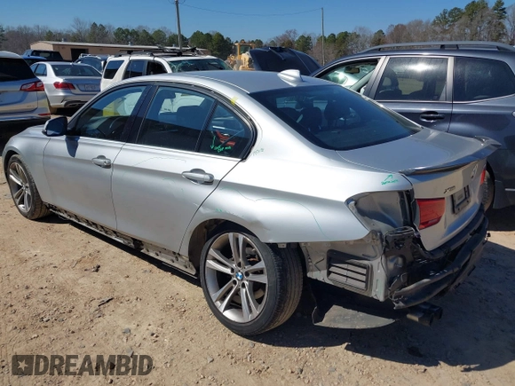2017 BMW 3 Series 330i xDrive with VIN WBA8D9G54HNU60951, listed as a IAAI auction lot 41634617 with 76,892 mi miles. Bid and sale history available at carsss.com. Image 3.
