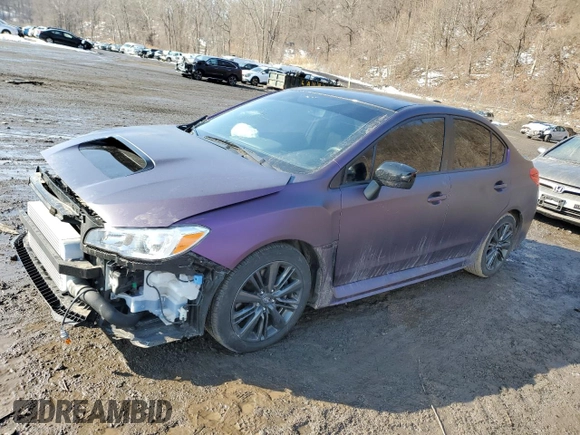 2021 Subaru WRX with VIN JF1VA1A66M9819940, listed as a Copart auction lot 46266955 with 23,908 mi miles and Salvage Title. Bid and sale history available at carsss.com. Image 1.