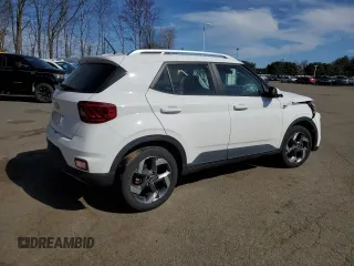 2023 Hyundai Venue SEL with VIN KMHRC8A30PU233378, listed as a Copart auction lot 53204885 with 16,570 mi miles and Salvage title. Bid and sale history available at DreamBid. Image 3.