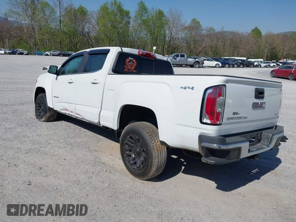 2019 GMC Canyon 4WD SLE z VIN 1GTG6CEN0K1353094, wystawiony jako IAAI lot #42065160 z przebiegiem 73 235 mil mil oraz . Historia ofert i sprzedaży dostępna na DreamBid. Obrazek 3.