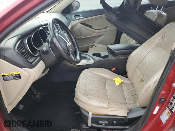 2013 Kia Optima EX with VIN 5XXGN4A70DG217121, listed as a Copart auction lot 59879455 with 265,949 mi miles and Salvage title. Bid and sale history available at DreamBid. Image 7.
