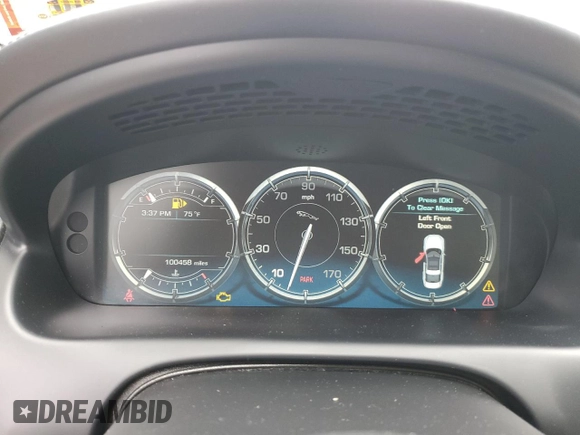 2013 Jaguar XJ Portfolio with VIN SAJWJ2GD0D8V44292, listed as a Copart auction lot 57073775 with 100,458 mi miles and Salvage Title. Bid and sale history available at DreamBid. Image 9.