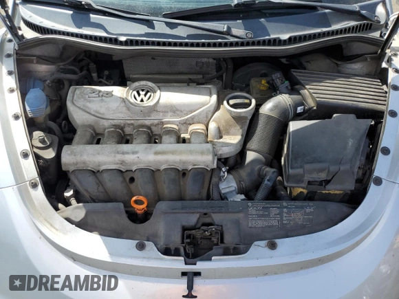 2007 Volkswagen New Beetle Coupe with VIN 3VWRW31C37M522187, listed as a Copart auction lot 50153305 with 180,404 mi miles and Clean Title. Bid and sale history available at carsss.com. Image 11.