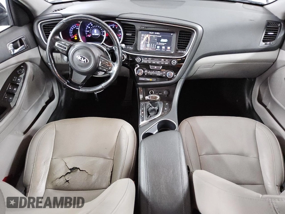 2015 Kia Optima EX с VIN 5XXGN4A78FG360062, выставлен на аукционе Copart как лот 58578895 с пробегом 179 037 миль миль и Чистый • Clean title. История ставок и продаж доступна на DreamBid. Изображение 8.