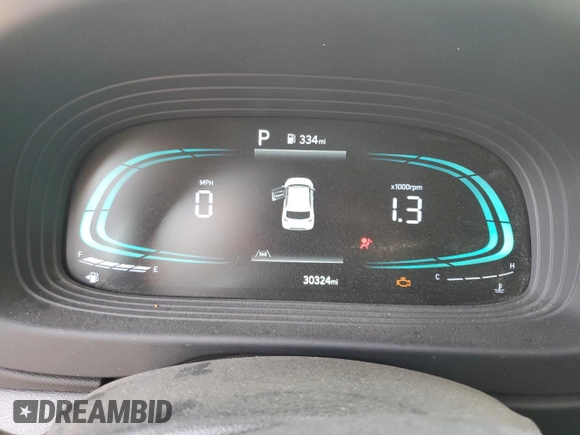 2023 Hyundai Venue SE with VIN KMHRB8A33PU216982, listed as a Copart auction lot 68218694 with 30,324 mi miles and Salvage Title. Bid and sale history available at DreamBid. Image 9.